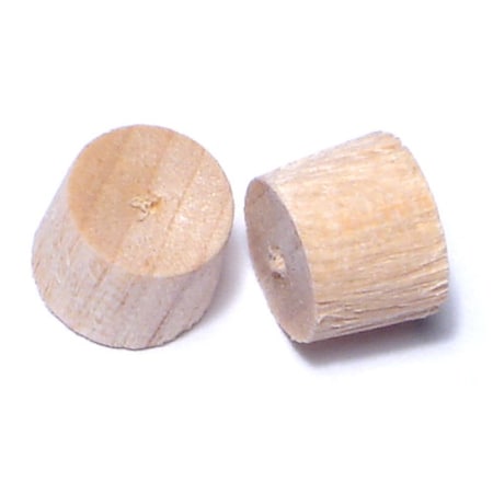Midwest Fastener 5/16" Birch Wood Flat Head Plugs 40PK 66802
